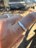 Molten silver rings