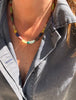 Roman glass necklace