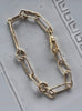 Textured link 9ct bracelet