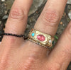 THEODORA - 9ct Gold Oval PinkTourmaline ring