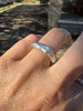 Molten silver rings