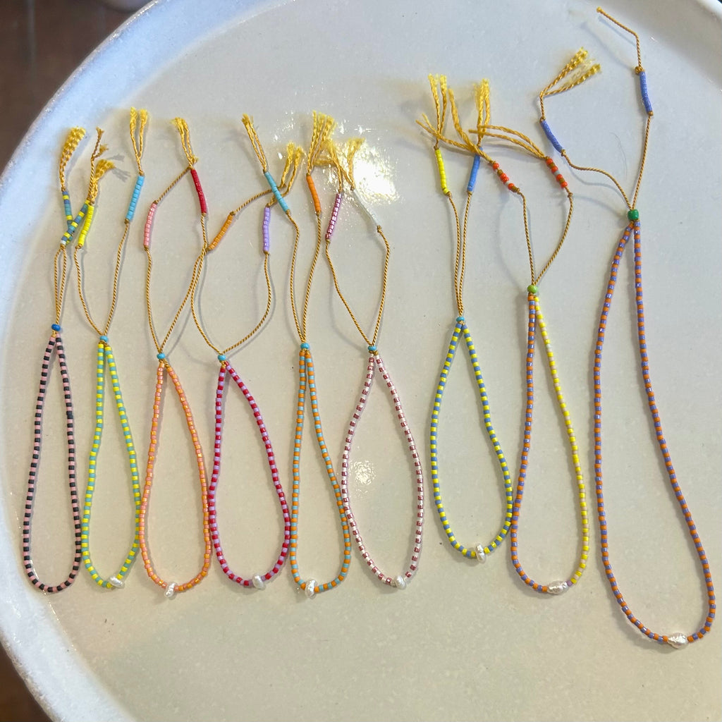 Miyuki bead bracelet with Pearl