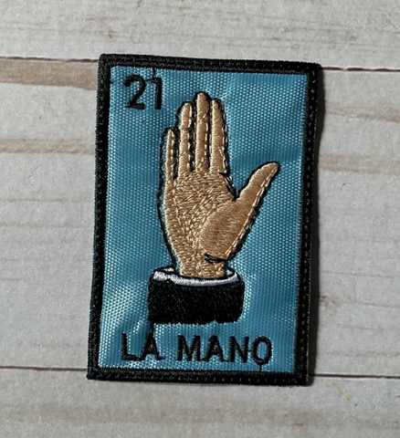 La Mano Lotería Mexico Embroidered Patch