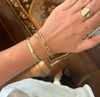 Textured link 9ct bracelet